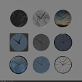 Modern Wall Clocks In Diverse Styles With Marble And Pastel Colors For Home Decor