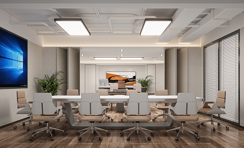 Modern Office Manager's Office 3d model