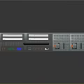 Rack Mount Network Server Electronic Equipment With Front Panel Ports And Indicators