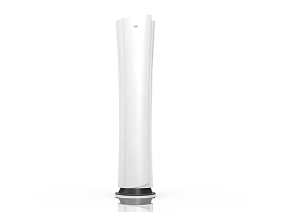 White Standing Daily Electrical Appliance With Modern Sleek Design And Stable Base 3d model