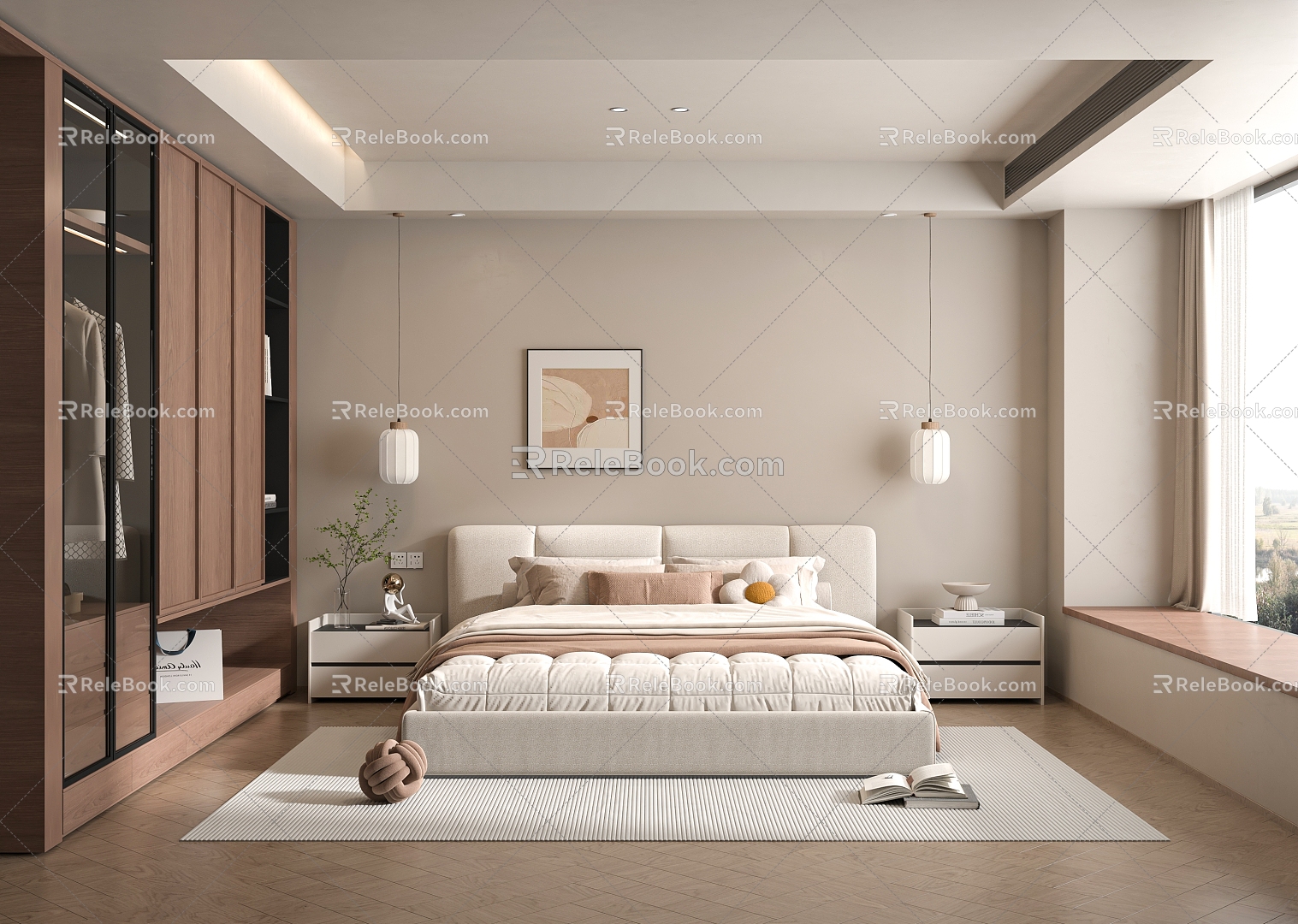 Modern Bedroom 3d model