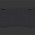 Modern Gaming Desk With Carbon Fiber Texture RGB Lighting And Sturdy Legs