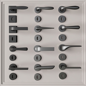 Modern Door Handle 3d model