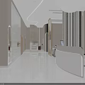 Elegant Beauty Hair Salon Interior Design With Neutral Tones Curved Ceiling Lights And Sofa Seating