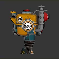 Mech Warrior Mech Soldier Machine Battlearm Mechanical Battlearm Machine Fighter Robot 3d model