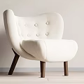 Modern Middle Ancient Style Sofa Chair Middle Ancient Leisure Chair 3d model