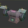 JET Bench Grinder With Dual Grinding Wheels Metal Guards And Control Panel