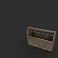 Rustic Wooden Storage Basket as Practical Daily Household Essential for Organizing