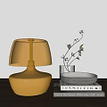 The ancient table lamp 3d model