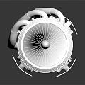 modern engine jet engine jet engine jet engine jet engine jet engine 3d model