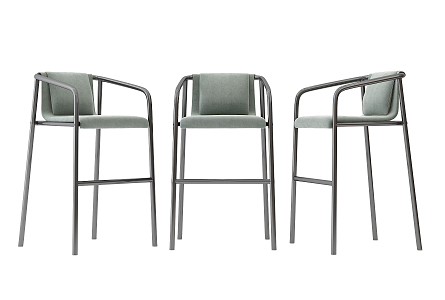 Modern Bar Chair 3d model