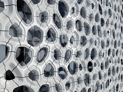 Modern wall modeling wallboard 3d model