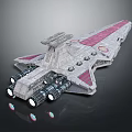 Modern Spaceship Spacecraft 3d model
