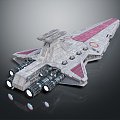 Modern Spaceship Spacecraft Spacecraft 3d model