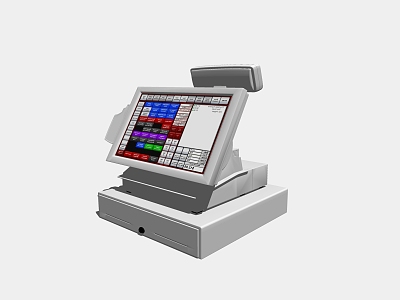 Modern cash register model