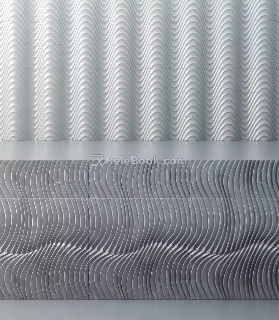 Modern Wall 3d model
