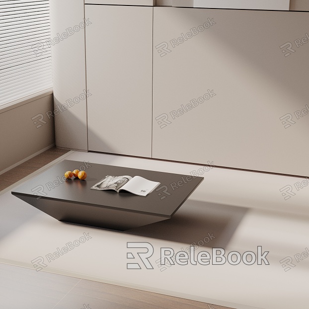 Modern coffee table model