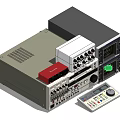 Advanced Industrial Testing Equipment With Control Panels Knobs Buttons And Digital Display Screens