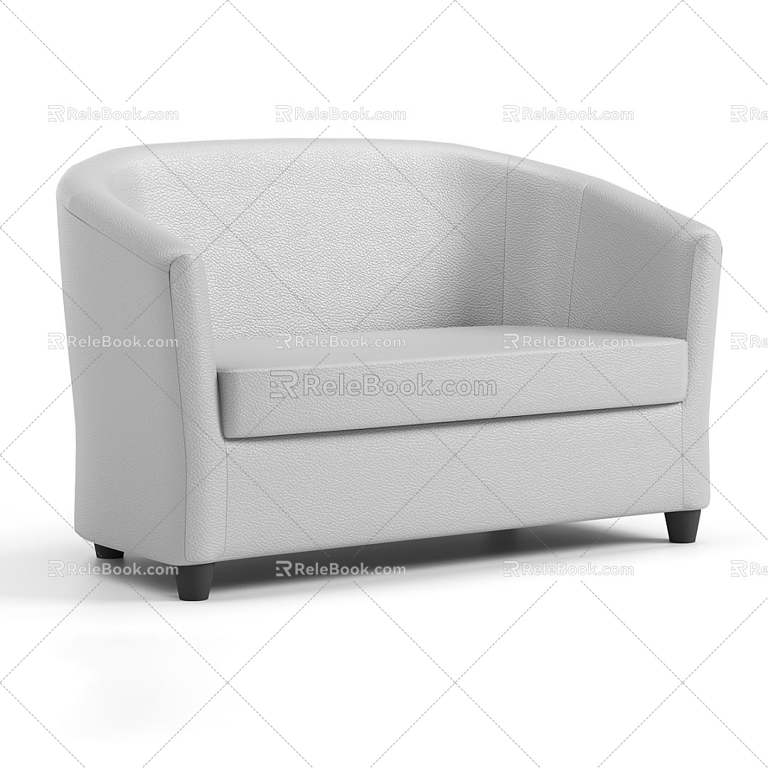 Single sofa 3d model