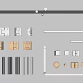 Modern Hardware Accessories For Home With Metal Handles Bars And Hooks
