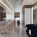 Modern Beauty Hair Salon Interior With Stylish Chairs And Soft Lighting Fixtures