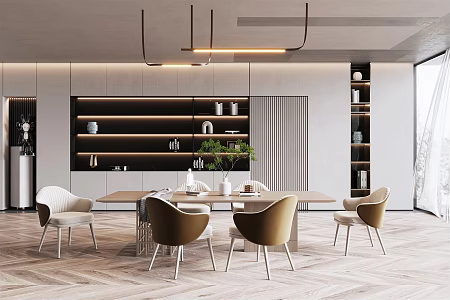 Modern Restaurant 3d model