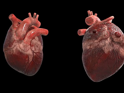 Highly Detailed 3D Heart Anatomical Model Medical Device for Educational Training 3d model