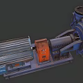 Heavy Duty Industrial Centrifugal Pump With Electric Motor And Metal Body
