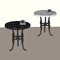 Modern round several sides several 3d model