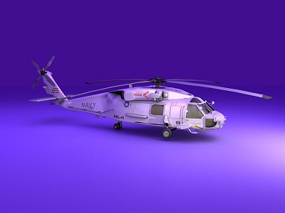 Modern Helicopter model