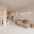 Elegant Beauty Hair Salon Interior With Modern Decor Comfortable Seating Product Shelves And Soft Lighting Design