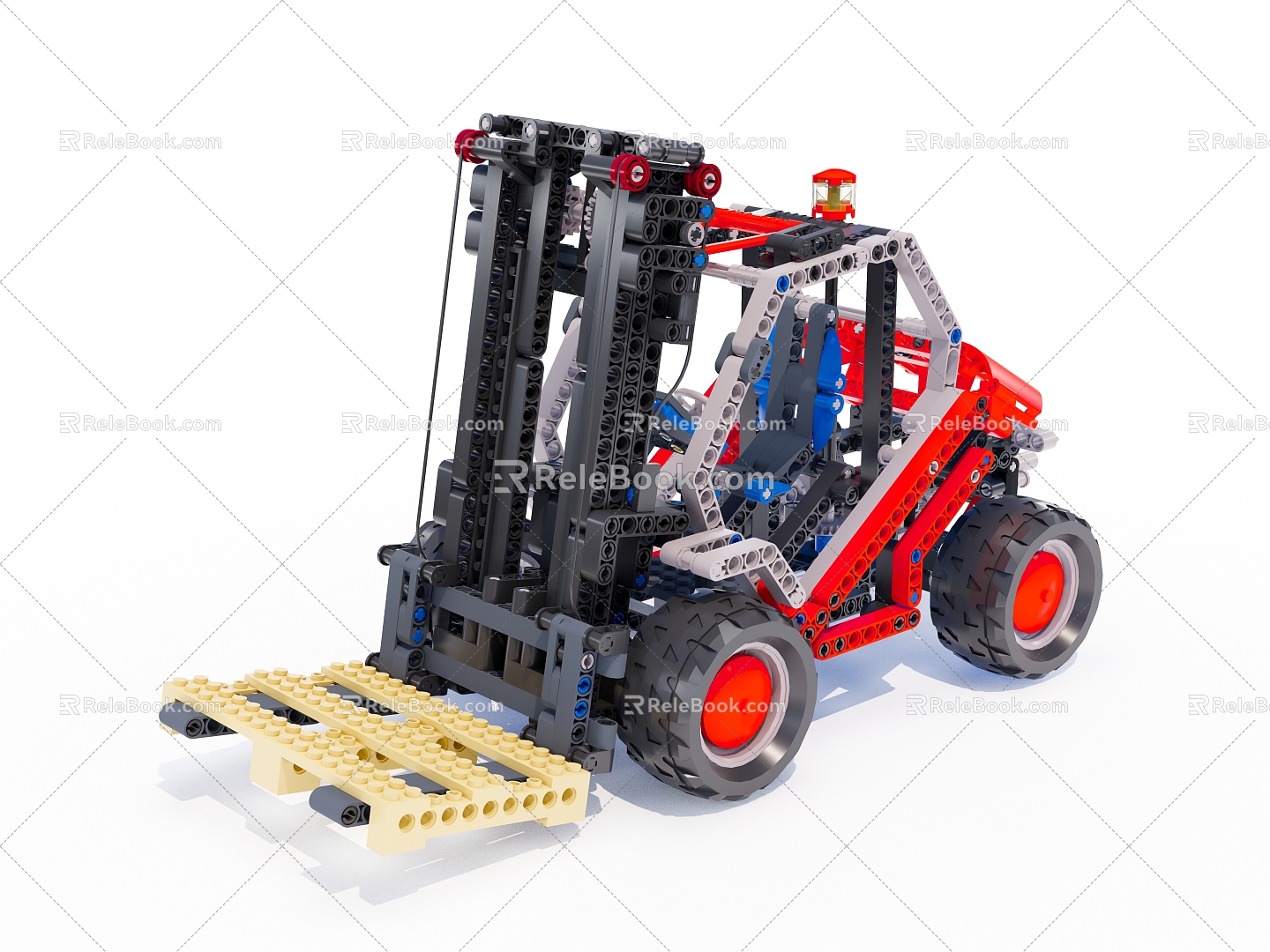 Modern Lego Lego Forklift 3d model