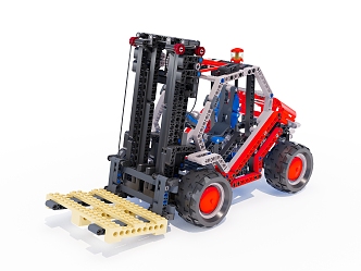 Modern Lego Forklift 3d model