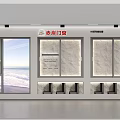 Modern Door And Window Showroom Display With Glass Panels And Cabinets