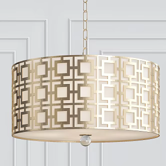 New Chinese Chandelier 3d model
