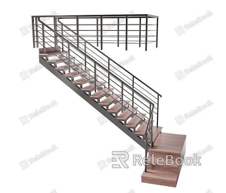 INDUSTRIAL LOFT STAIRS model