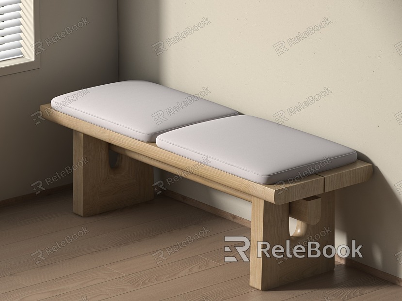 Modern shoe changing stool model