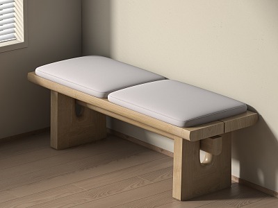 Modern shoe changing stool 3d model