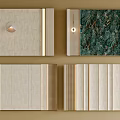 Bedroom Accent Wall Design Ideas Featuring Beige Green Marble Wood Panels And Lighting