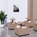modern shelf 3d model