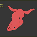 Natural Cow Skull Animal Wall Decor With Horns For Home Decoration