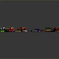 Assorted Colorful Toy Cars Collection Featuring SUVs Sports Cars and Trucks
