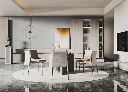 Modern Restaurant 3d model