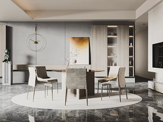 Modern Restaurant 3d model