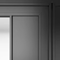 Modern Sliding Doors With Glass Panels And Metal Frames For Interior Design
