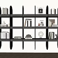 Bookcase Bookshelf Display Cabinet Book Ornaments Multifunctional Decorative Cabinet Combination Bookcase Open Bookcase 3d model