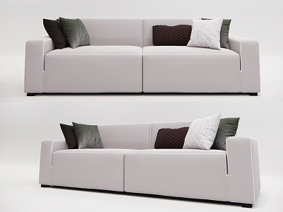 Modern double sofa model