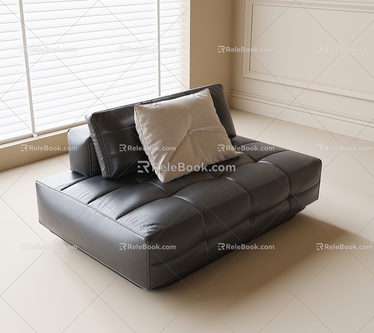 Single sofa 3d model