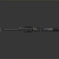 High Performance Sniper Rifle With Tactical Scope And Long Barrel Design