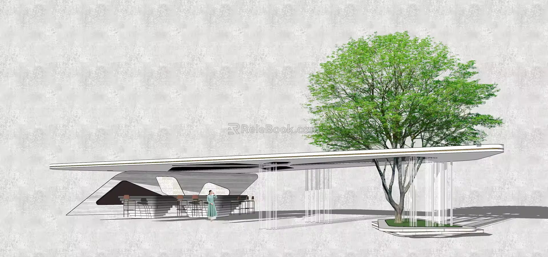 Modern Pavilion 3d model